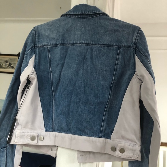 NWT J Brand Moto Style Denim Jean Jacket medium - Picture 4 of 6